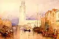 J. M. W. Turner, Boston in Lincolnshire, c. 1833