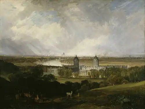 London from Greenwich Park, 1809, oil on canvas, Tate Britain