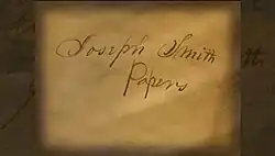 The Joseph Smith Papers TV Series title card