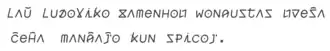 Laŭ Ludoviko Zamenhof bongustas freŝa ĉeĥa manĝaĵo kun spicoj.