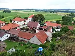 View from the Kámen Castle
