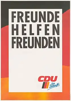 Ost-CDU poster in the 1990 Volkskammer elections
