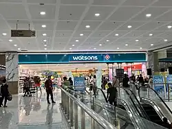 2nd floor of the mall