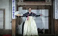 Pansori performance at the Changdeokgung Palace in Seoul, 2013.