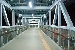 Overhead bridge replacing the old one for the Kajang station.