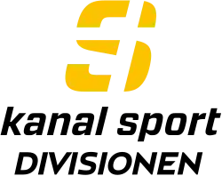 Kanal Sport Divisionen (2015–16 season)[3] Sponsor: Kanal Sport