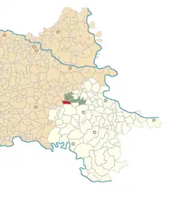 Location of Karadžićevo