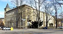 Building of the court, located in Hoffstraße 10, Karlsruhe