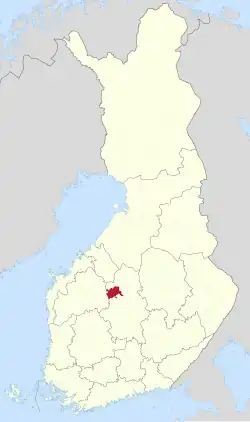 Location of Karstula in Finland