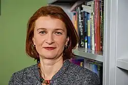 Kateryna Makova in her office in 2019