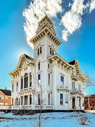 The restored Wedding Cake House, owned by Dirt Palace art collective