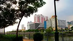 Bến Nghé Canal through Cô Giang Ward seen from District 4