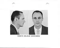 Kenneth Malcolm Christiansen FBI Most Wanted Poster