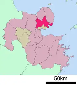 Location of Kitsuki