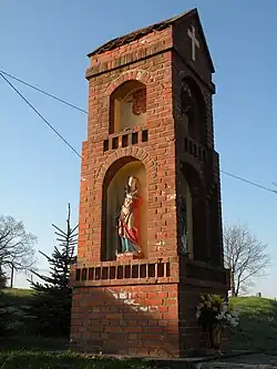 Warmian wayside shrine in Klebark Mały