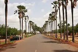 National Route 1 in Kolokani