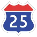 Expressway No.25 shield}}