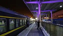 Geku railway is a railway connecting Golmud and Korla, in western China. Construction started in November 2014 and was completed in 2020. The length of the line is 1,214 kilometres (754&nbsp;mi), joining Qinghai province and Xinjiang province. The investm