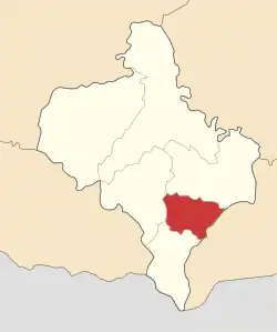 Location of Kosiv Raion