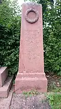 Gravesite of three soldiers from Baden in the Sonderrieter cemetery