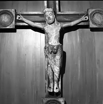 Crucifix from the old Skafså Stave Church