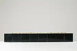 Whispering Waves. A kinetic sound object (2001). Plastic, a ready-made and electronics