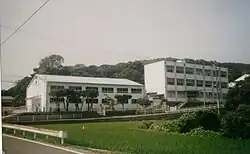 School and administration building on Kuro-shima