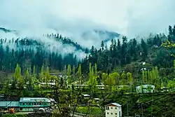 A view of Kutton Village, Neelum Valley