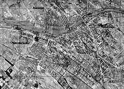 Rákosmente and its surroundings in a 1940 aerial photograph