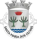 Coat of arms of Santa Maria dos Olivais, Lisbon (Portugal) featuring an Eastern crown