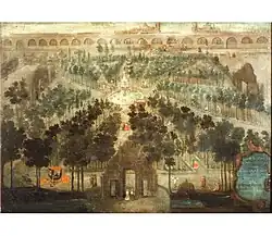 La Alameda de México, anonymous painter, 18th century, Mexico City. Museum of the Americas, Madrid.[10]