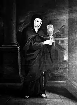 The Marquise de Ganges in the Cartusian habit of Saint Roseline of Villeneuve, Notre-Dame Church, Gard, Occitania