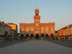 Central square in Casalmaggiore