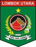 Coat of arms of North Lombok Regency