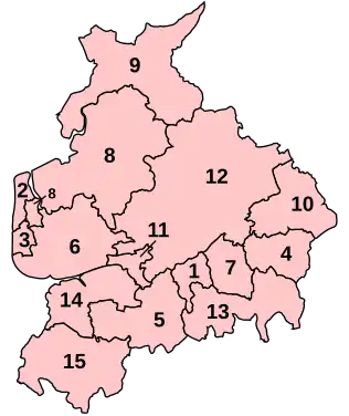 Parliamentary constituencies in Lancashire