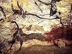 Aurochs Cave painting, Lascaux, France