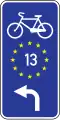 EuroVelo cycle route