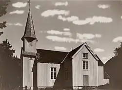 Laudal Church, wood (1826), photo by Thomhav (1900)/Riksantikvaren