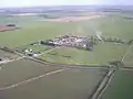 Laughton Manor Farm from the air