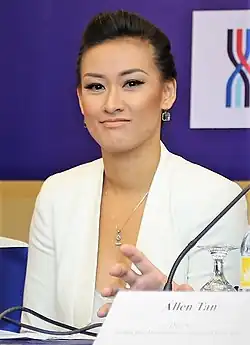 Mam at the US Embassy in Cambodia in 2016