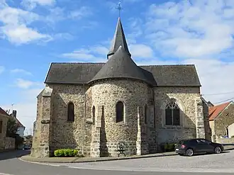 The church in Le Baizil