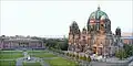 The Lustgarten, from the south-east towards the Berliner Dom (Berlin Cathedral) and the Altes Museum