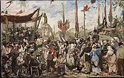 Le 14 juillet 1880, inauguration du monument à la République (vers 1882), Petit Palais, Paris[4]