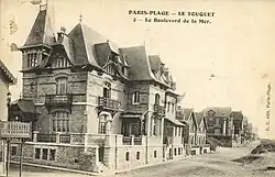 A postcard with views on the seaside