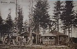 Bandstand built by the German army.