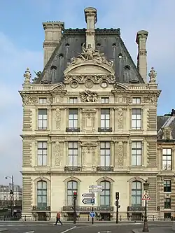 Pavillon de Flore, south facade[11]
