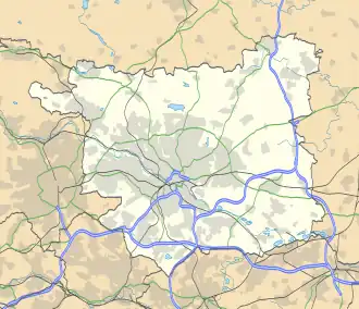 Garforth is located in Leeds