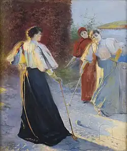A Game of Crocquet, 1895, National Museum in Kraków