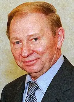 Leonid Kuchma, the second President of Ukraine, in 2001