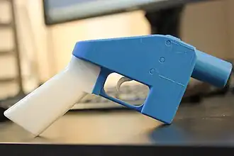 The Defense Distributed's 3D-printed single shot "Liberator"